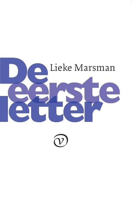 Omslag van De eerste letter