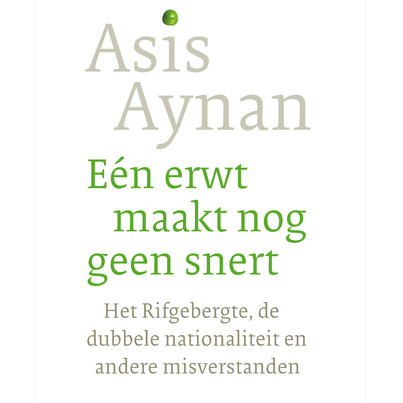 Omslag van Eén erwt maakt nog geen snert