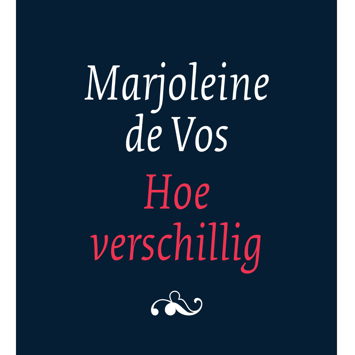 Omslag van Hoe verschillig