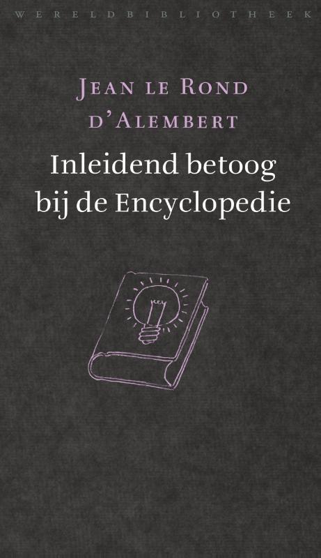 Omslag van Inleidend betoog bij de Encyclopédie
