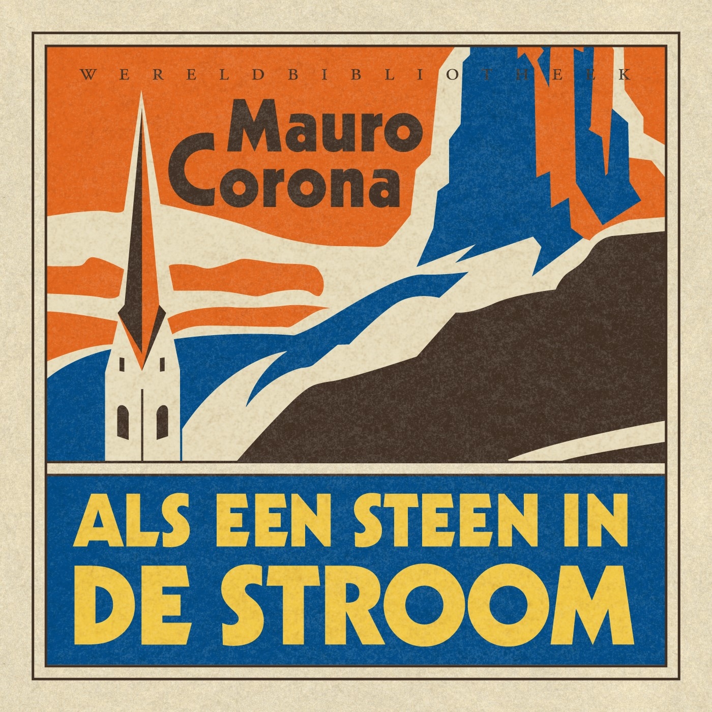 Omslag van Als een steen in de stroom