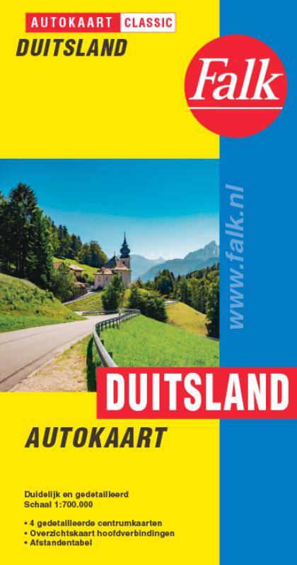 Omslag van Falk autokaart Duitsland classic