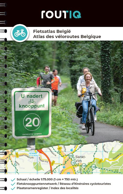 Omslag van Fietsatlas België - Atlas des véloroutes des Belgique
