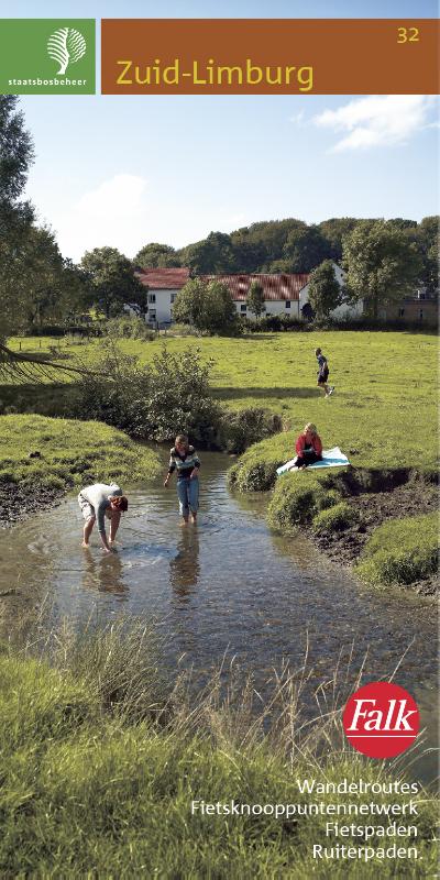 Omslag van Falk Staatsbosbeheer wandelkaart 32.Zuid-Limburg