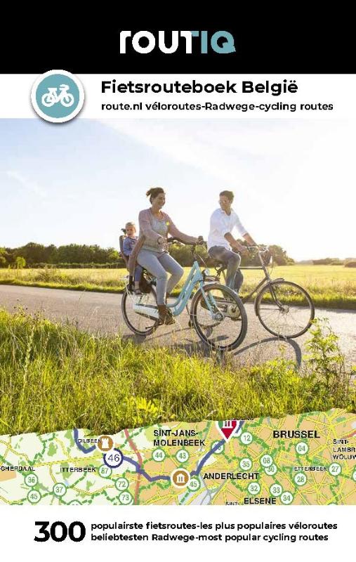 Omslag van Routiq fietsrouteboek België