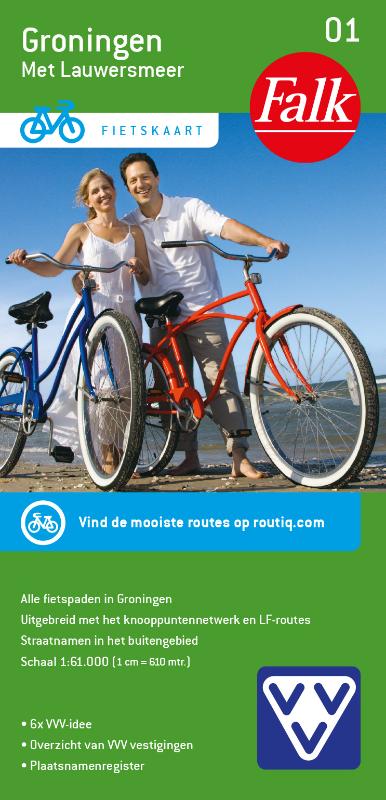 Omslag van Fietskaart 01. Groningen