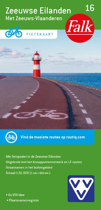 Omslag van Fietskaart 16. Zeeuwse Eilanden