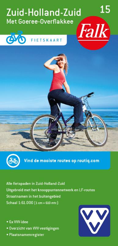 Omslag van Fietskaart 12. Zuid-Holland Zuid