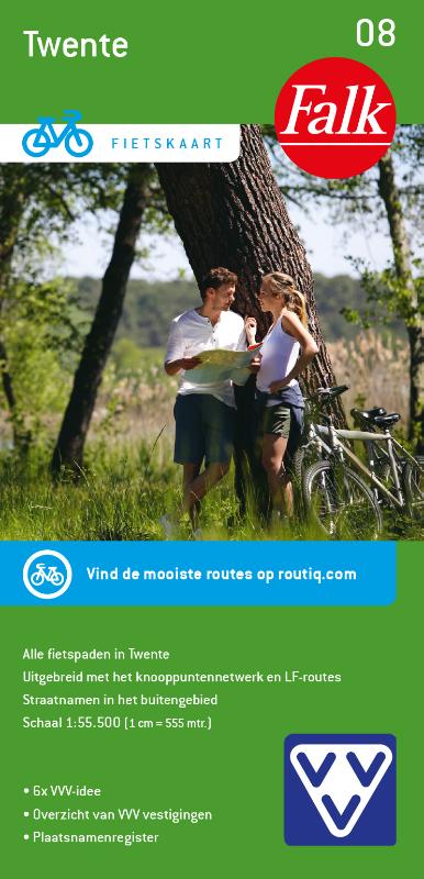 Omslag van Fietskaart 08. Twente