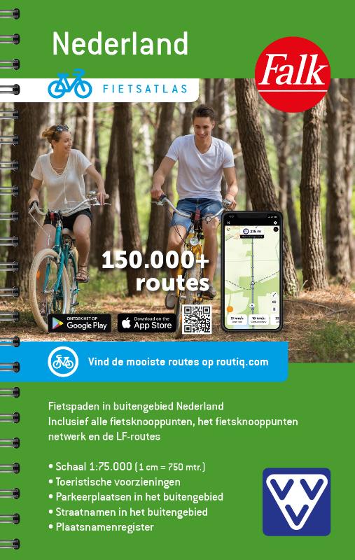 Omslag van Falk Fietsatlas Nederland 1:75.000