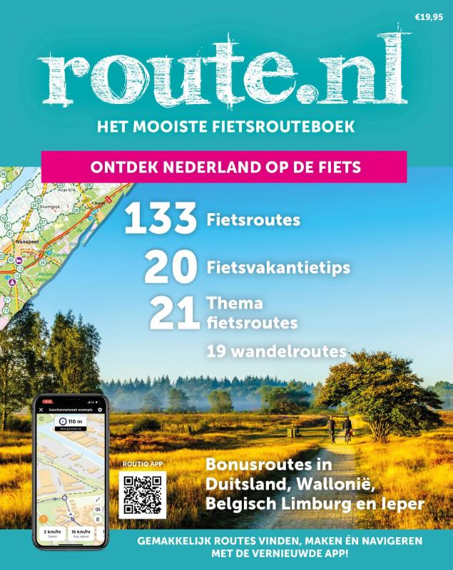 Omslag van Route.nl het mooiste fietsrouteboek