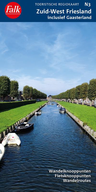 Omslag van Falk Regiokaart Zuid-West Friesland incl. Gaasterland
