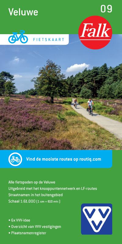 Omslag van Falk VVV Fietskaart 09 Veluwe