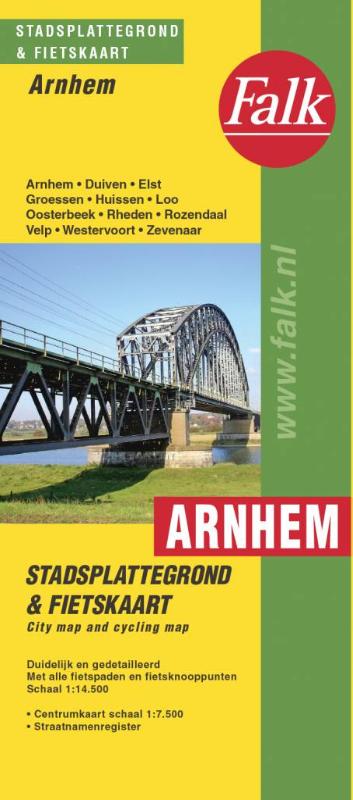 Omslag van Arnhem plattegrond