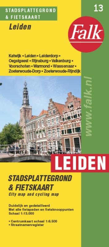 Omslag van Leiden plattegrond