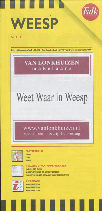 Omslag van Weesp plattegrond