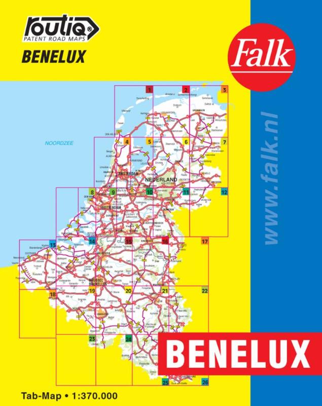 Omslag van Routiq Benelux tab map