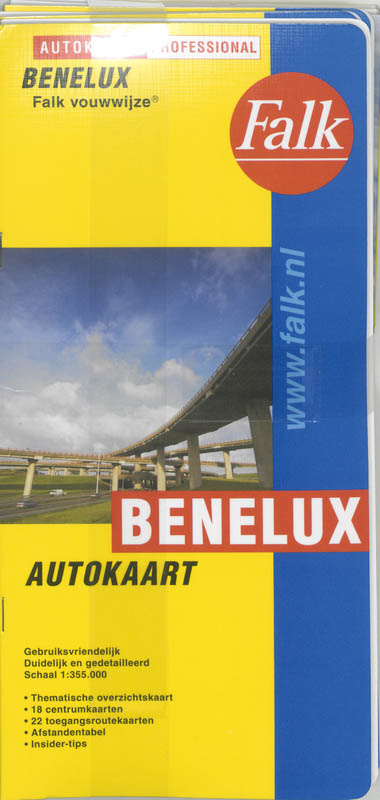Omslag van Autokaart Benelux set 5 ex