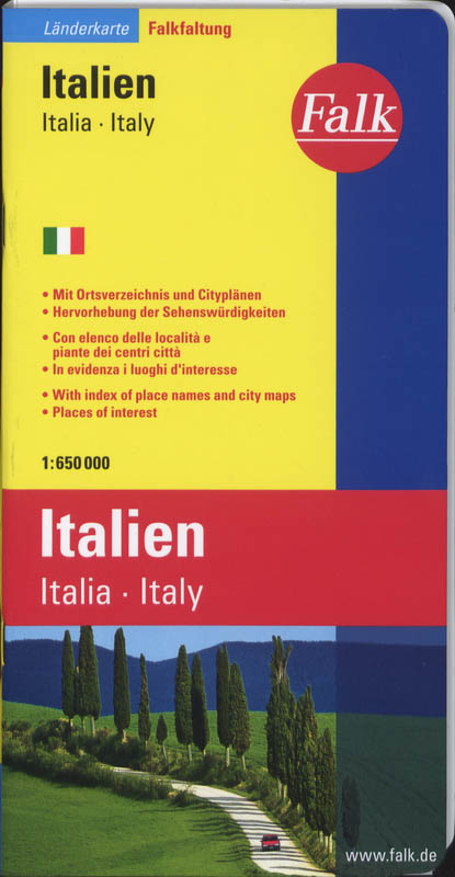 Omslag van Autokaart Italie Professional