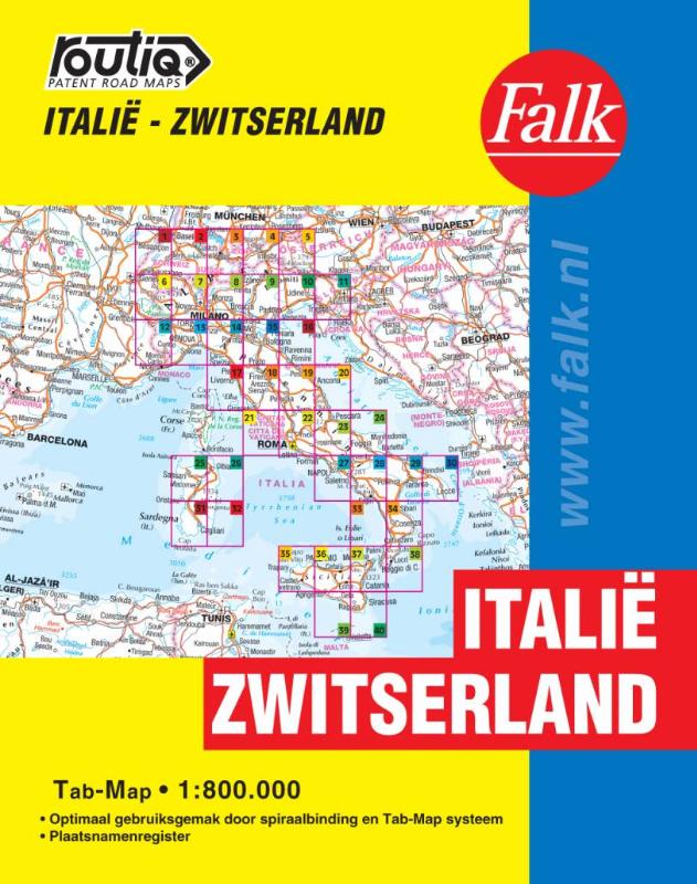 Omslag van tab map
