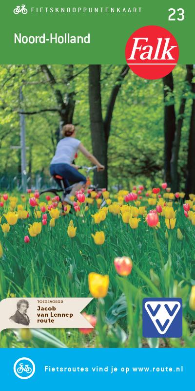 Omslag van Falk fietskaart 23 Noord-Holland