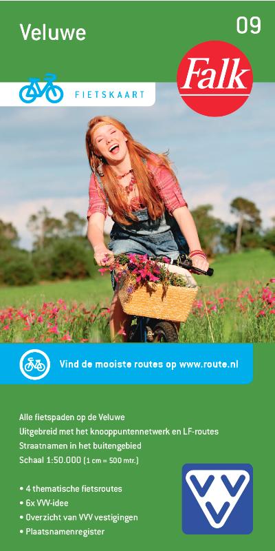 Omslag van Falk VVV fietskaart 09 Veluwe