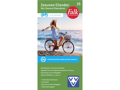 Omslag van Falk VVV fietskaart 16 Zeeuwse Eilanden