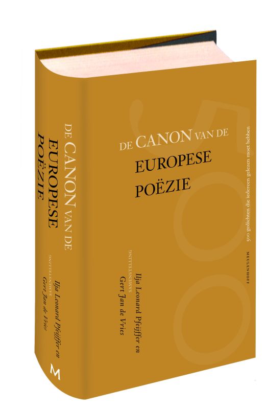 Omslag van Canon van de Europese poëzie