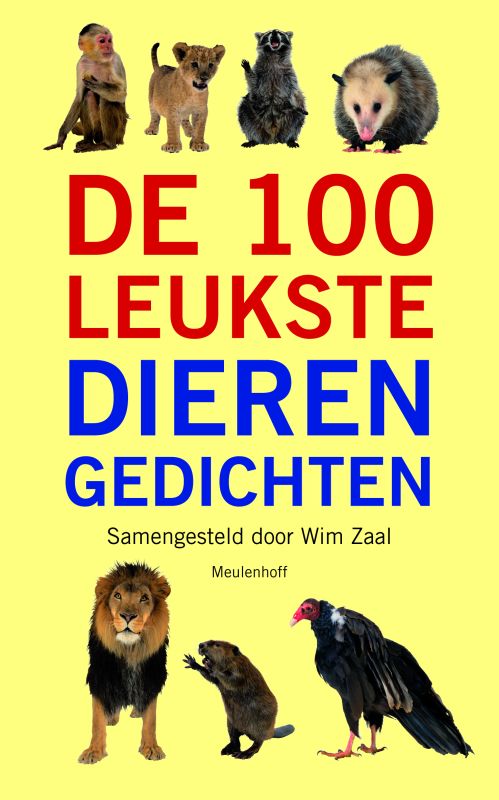 Omslag van De 100 leukste dierengedichten