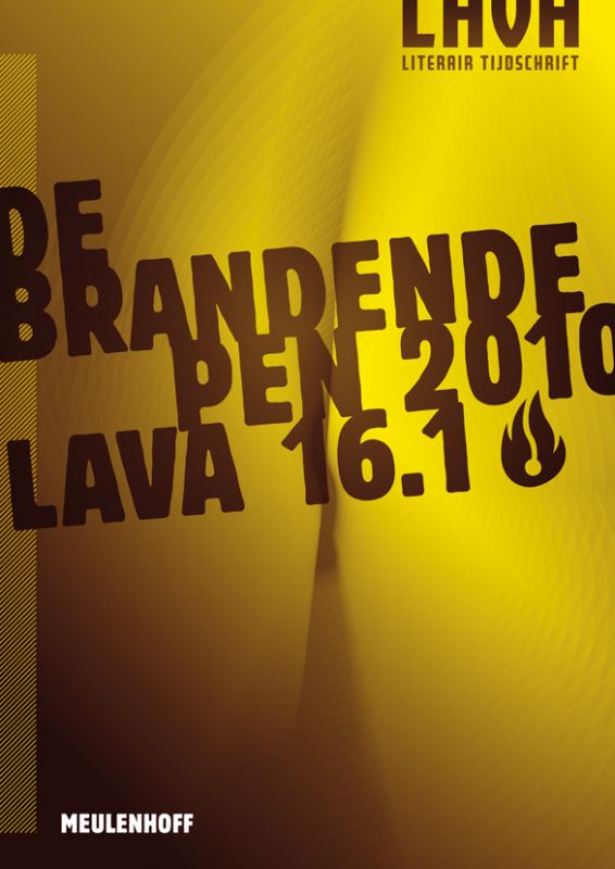 Omslag van LAVA 16.1 De brandende pen 2010