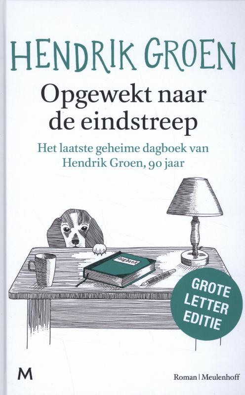 Omslag van Opgewekt naar de eindstreep