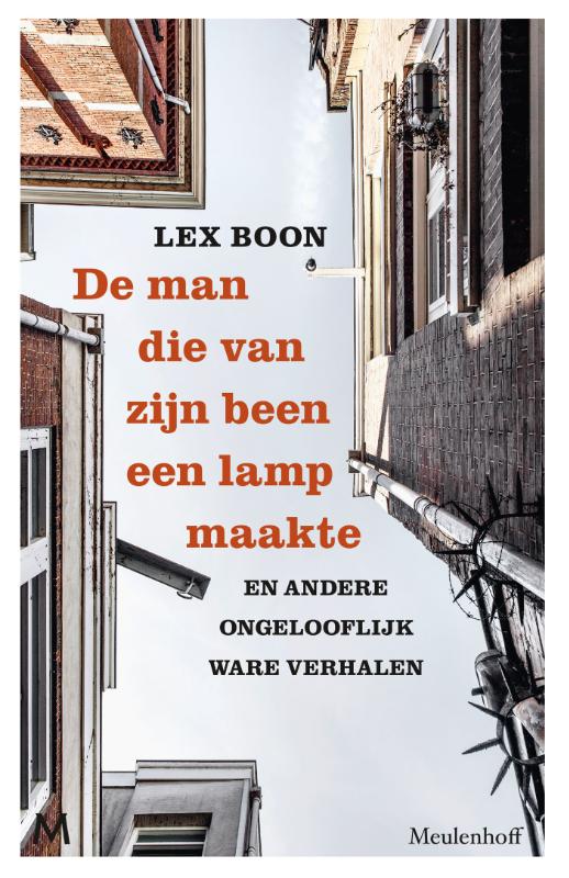 Omslag van De man die van zijn been een lamp maakte