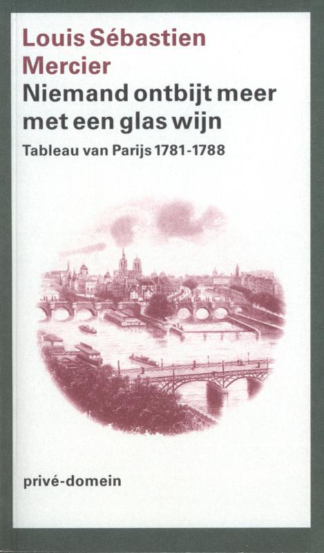 Omslag van Niemand ontbijt meer met een glas wijn