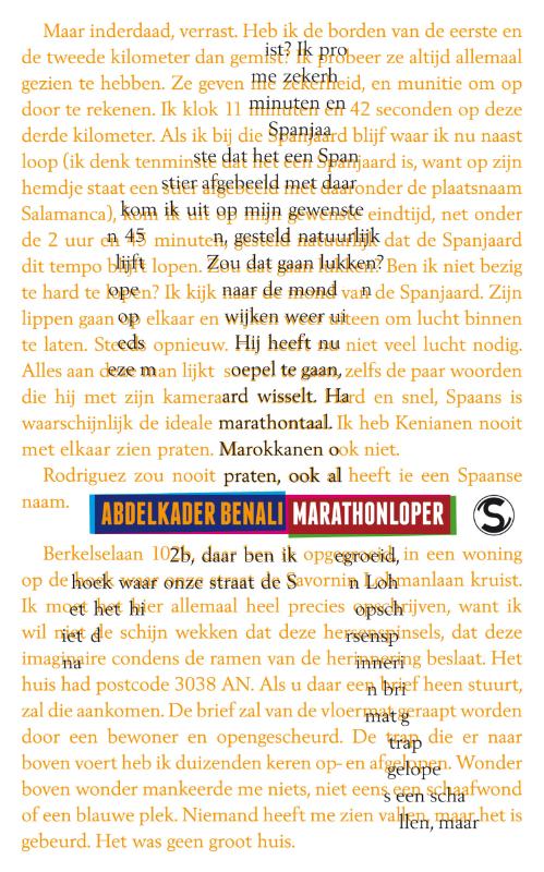 Omslag van Marathonloper
