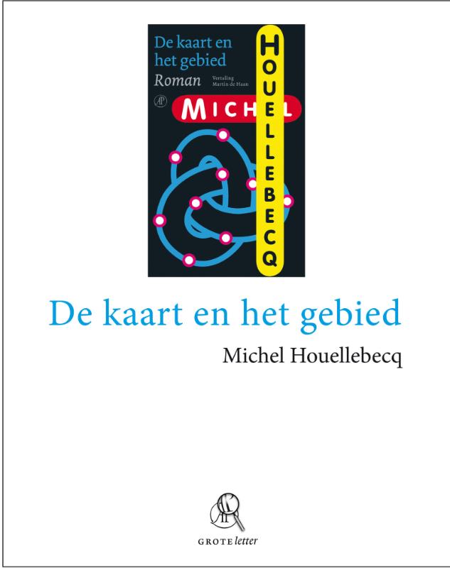 Omslag van De kaart en het gebied (grote letter)