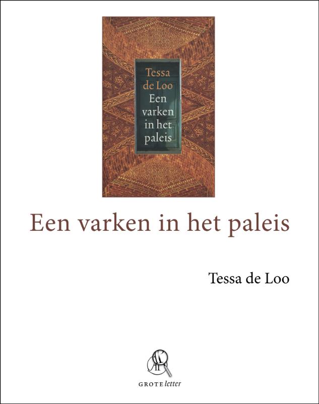Omslag van Een varken in het paleis - grote letter