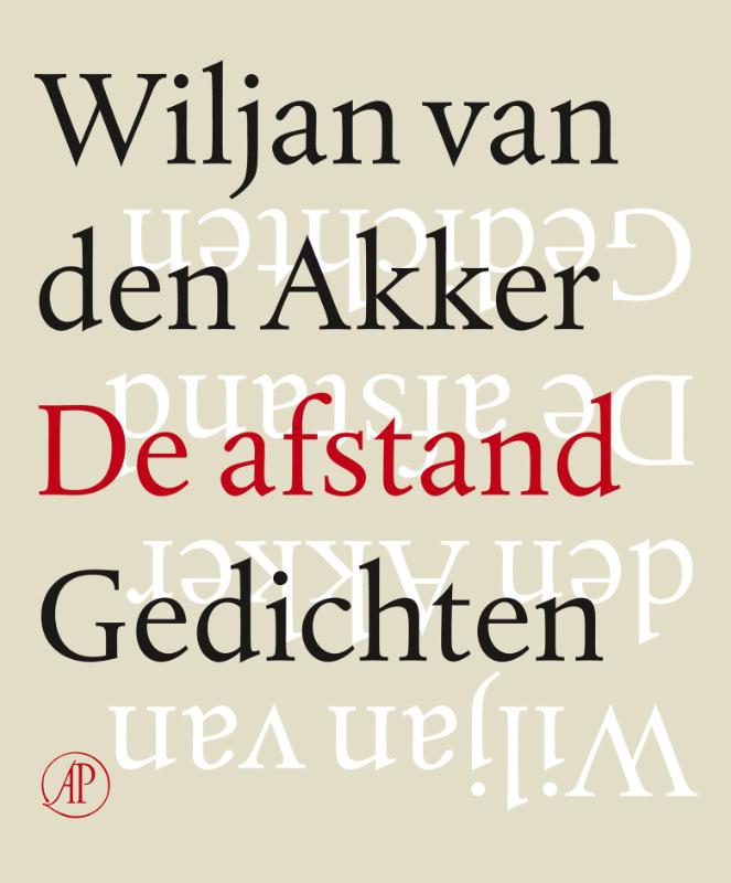 Omslag van De afstand