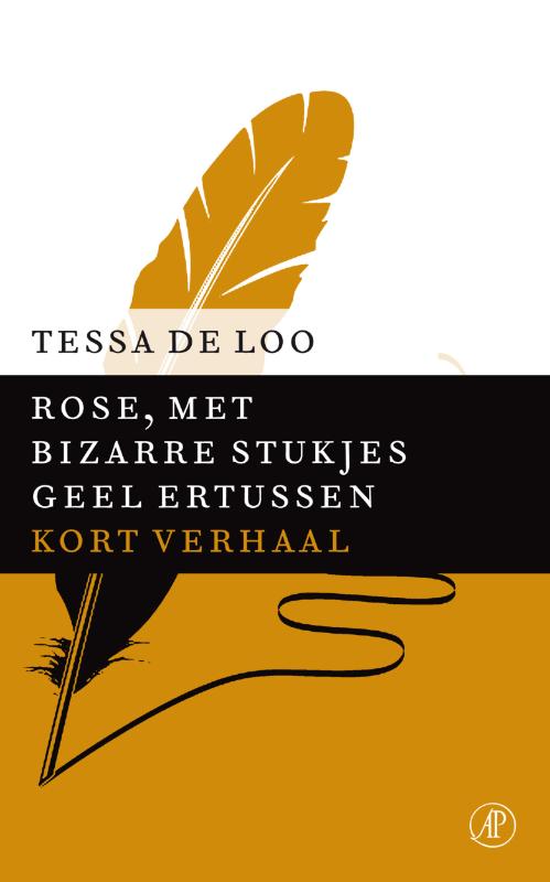Omslag van Rose, met bizarre stukjes geel ertussen
