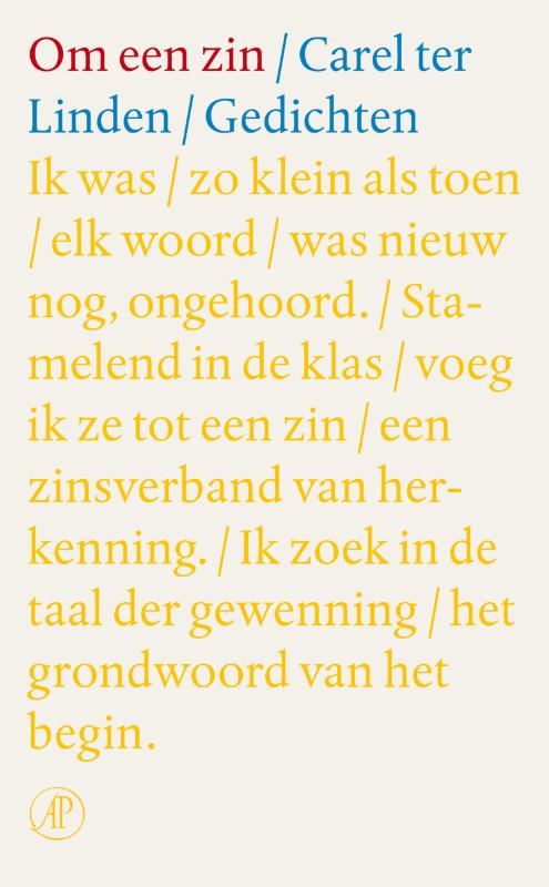 Omslag van Om een zin