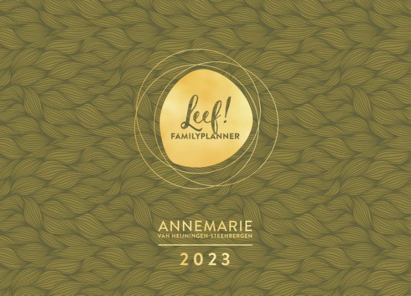Omslag van Leef! Familieplanner 2023