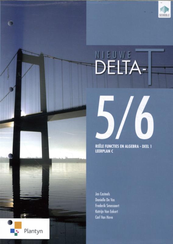 Omslag van 5/6 reële functies en algebradeel 1 leerplan C