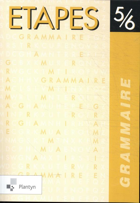 Omslag van Grammaire