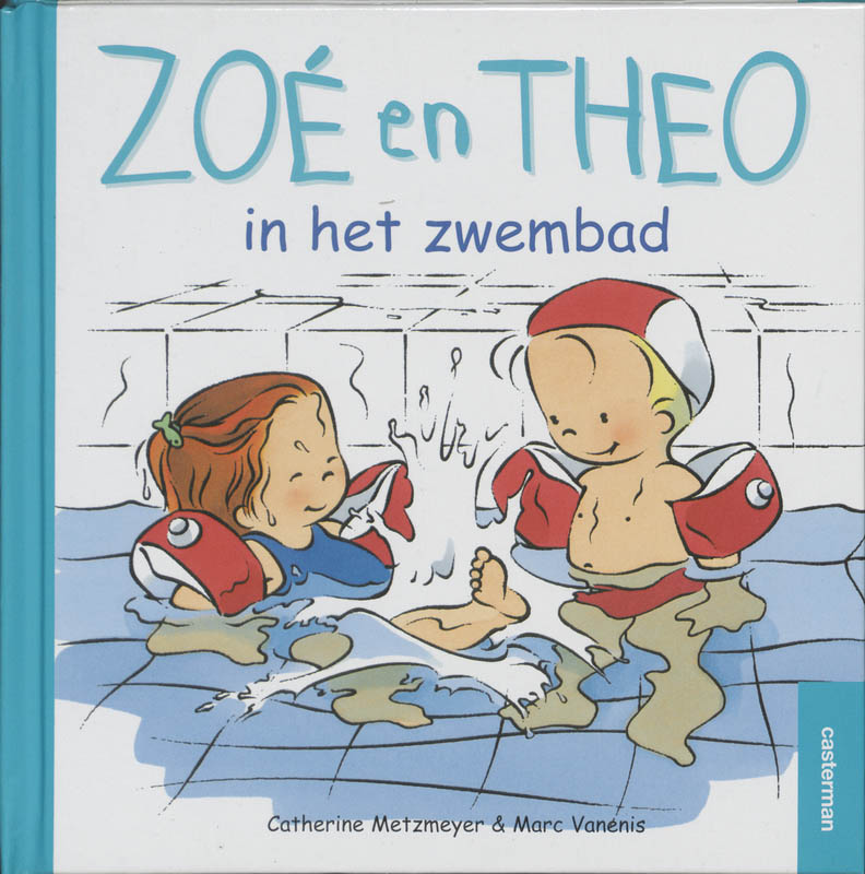 Omslag van Zoe en Theo in het zwembad