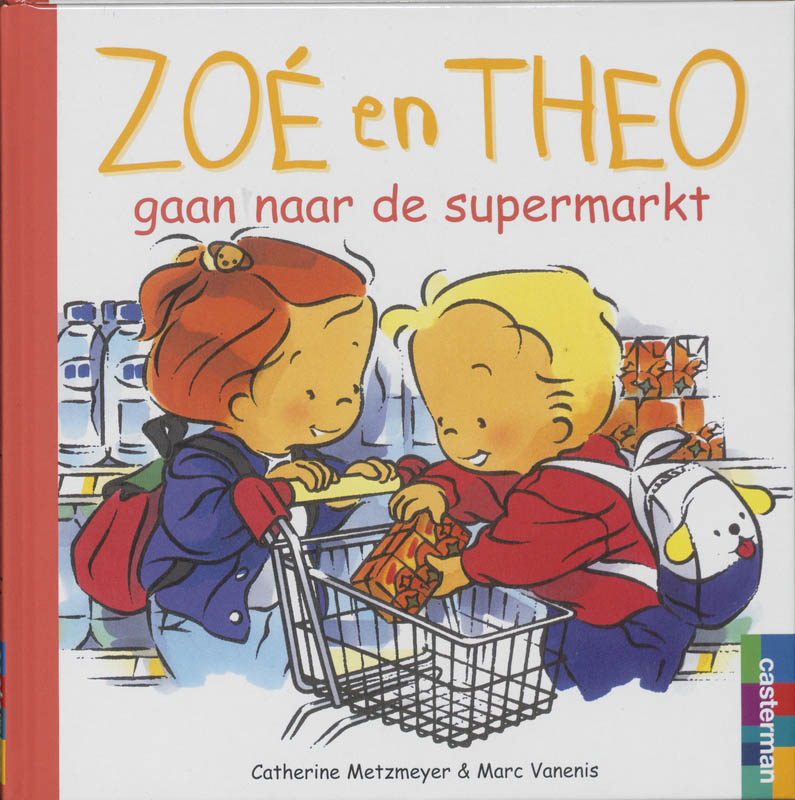 Omslag van Zoe en Theo gaan naar de supermarkt
