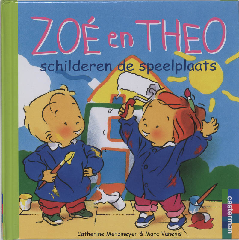 Omslag van Zoe en Theo schilderen de speelplaats