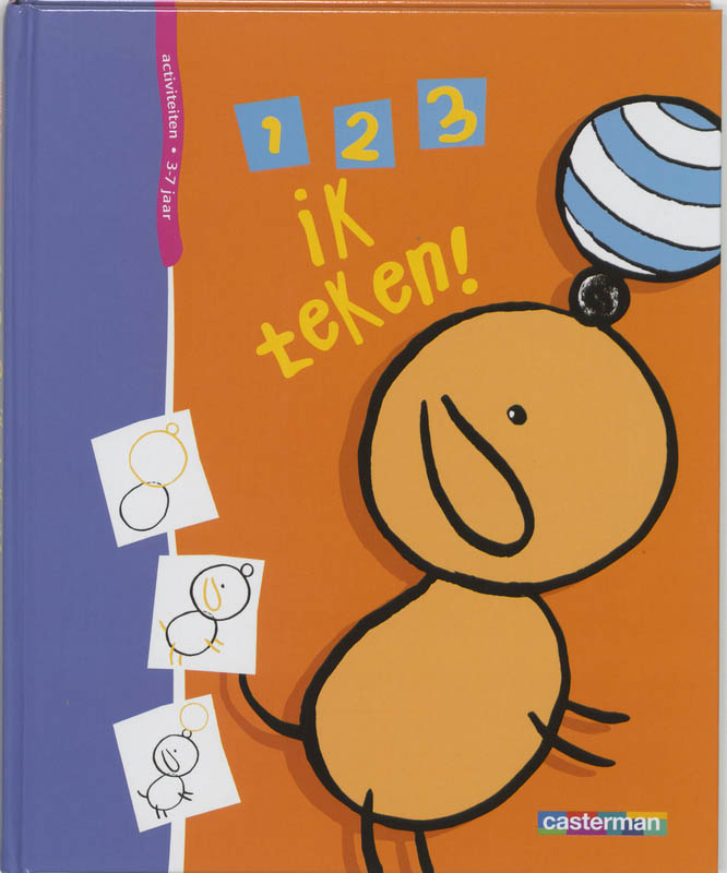 Omslag van 1, 2, 3, ik teken