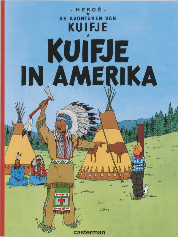 Omslag van Kuifje in Amerika