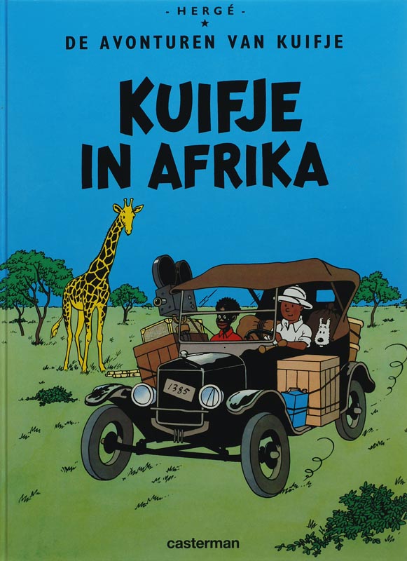 Omslag van Kuifje in Afrika