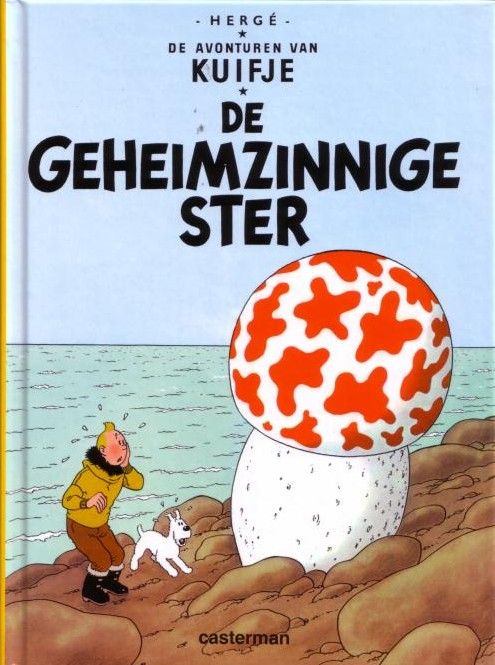 Omslag van De geheimzinnige ster Kuifje a5 formaat