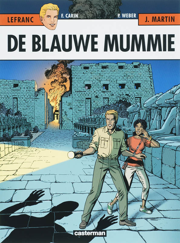 Omslag van De blauwe mummie